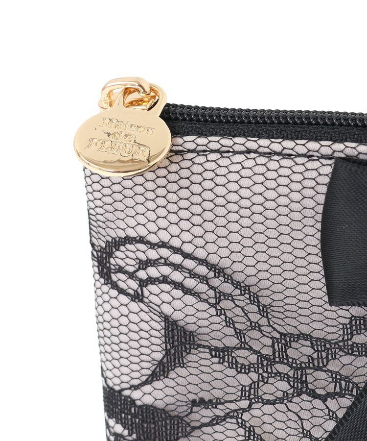Maison de FLEUR「レースリボンポーチ」|ポーチ|