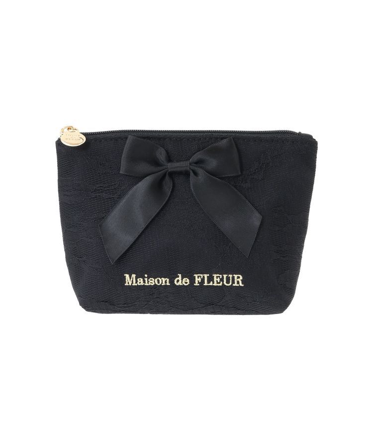 Maison de FLEUR「レースリボンポーチ」|ポーチ|
