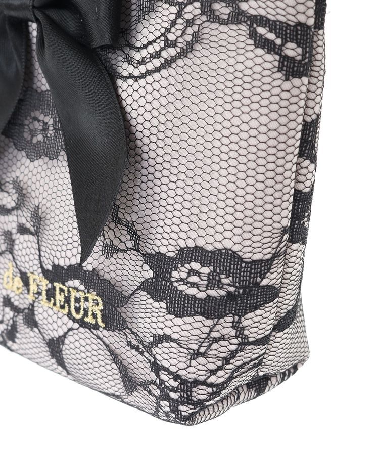 Maison de FLEUR「レースリボンポーチ」|ポーチ|