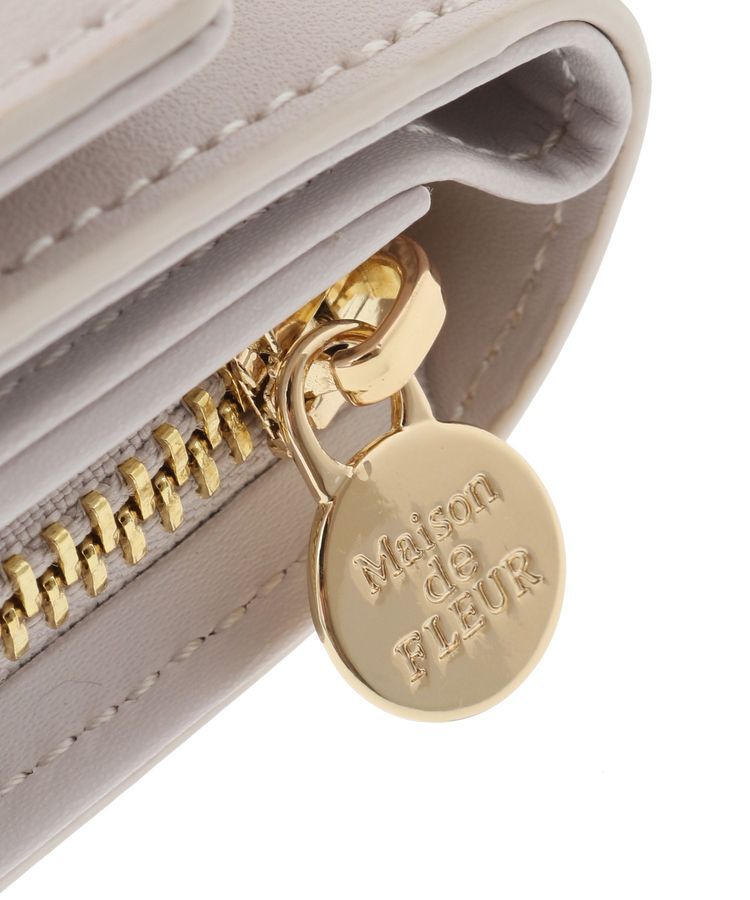 Maison de FLEUR「ビジューバックルリボンウォレット」|財布|