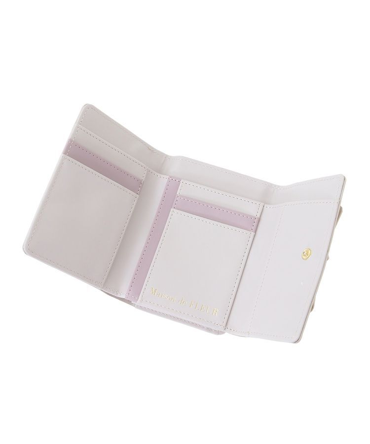 Maison de FLEUR「ビジューバックルリボンウォレット」|財布|