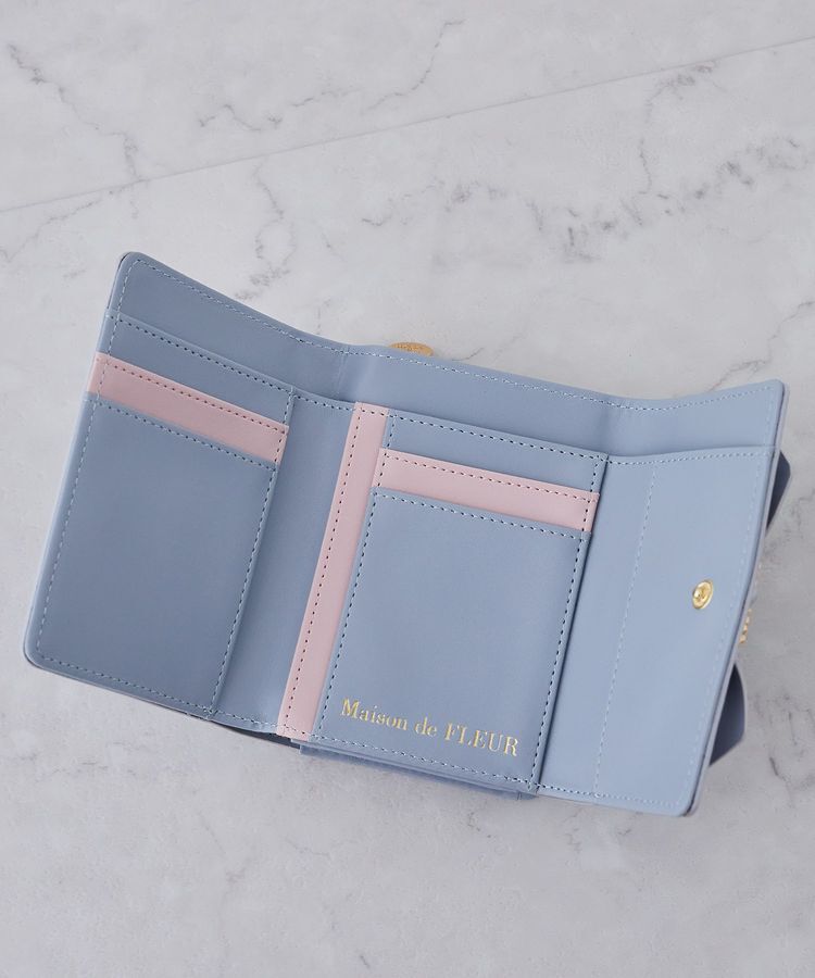 Maison de FLEUR「ビジューバックルリボンウォレット」|財布|