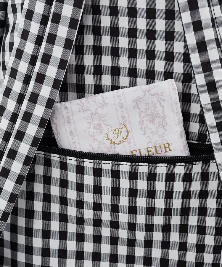 Maison de FLEUR「ギンガムフロントリボンリュック」|リュック|