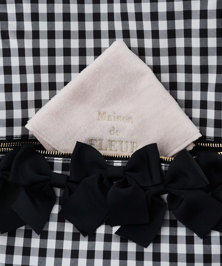 Maison de FLEUR「ギンガムフロントリボンリュック」|リュック|