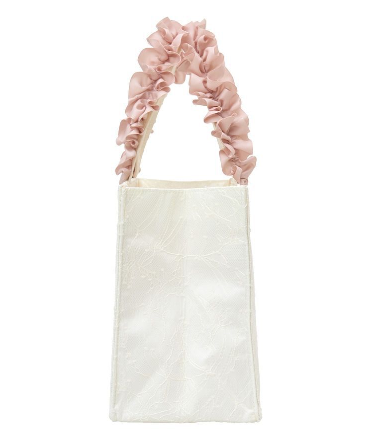 Maison de FLEUR「EC限定レースフリルハンドルスクエアトートSバッグ」|トートバッグ|