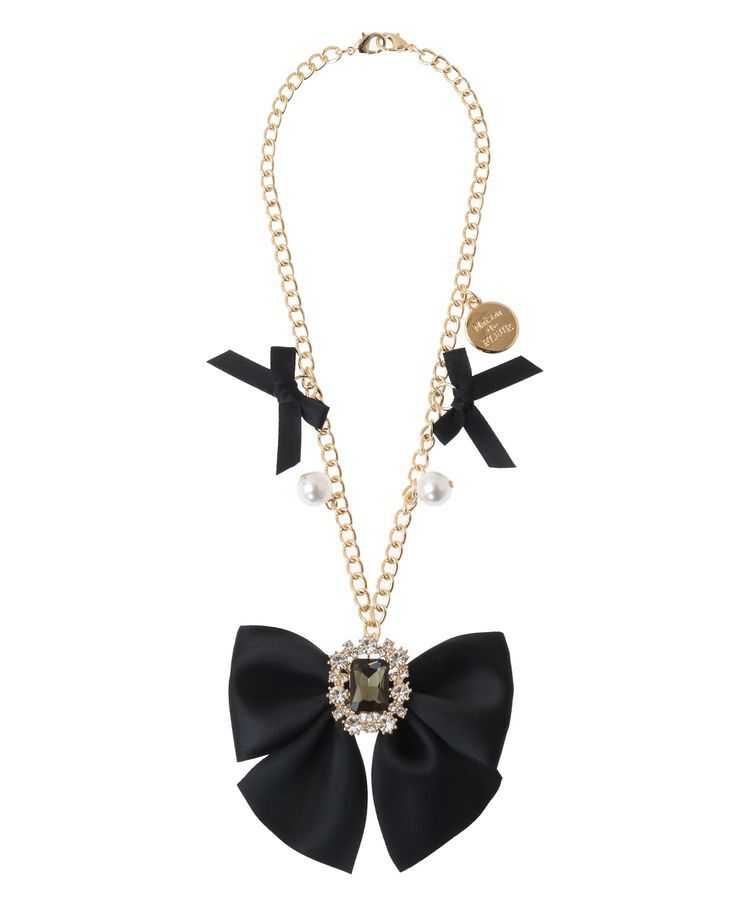 Maison de FLEUR「ビジューリボンパールバッグチャーム」|その他|