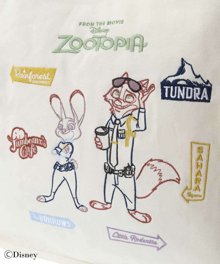 Maison de FLEUR「Zootopia/スクエア刺繍トート」|トートバッグ|