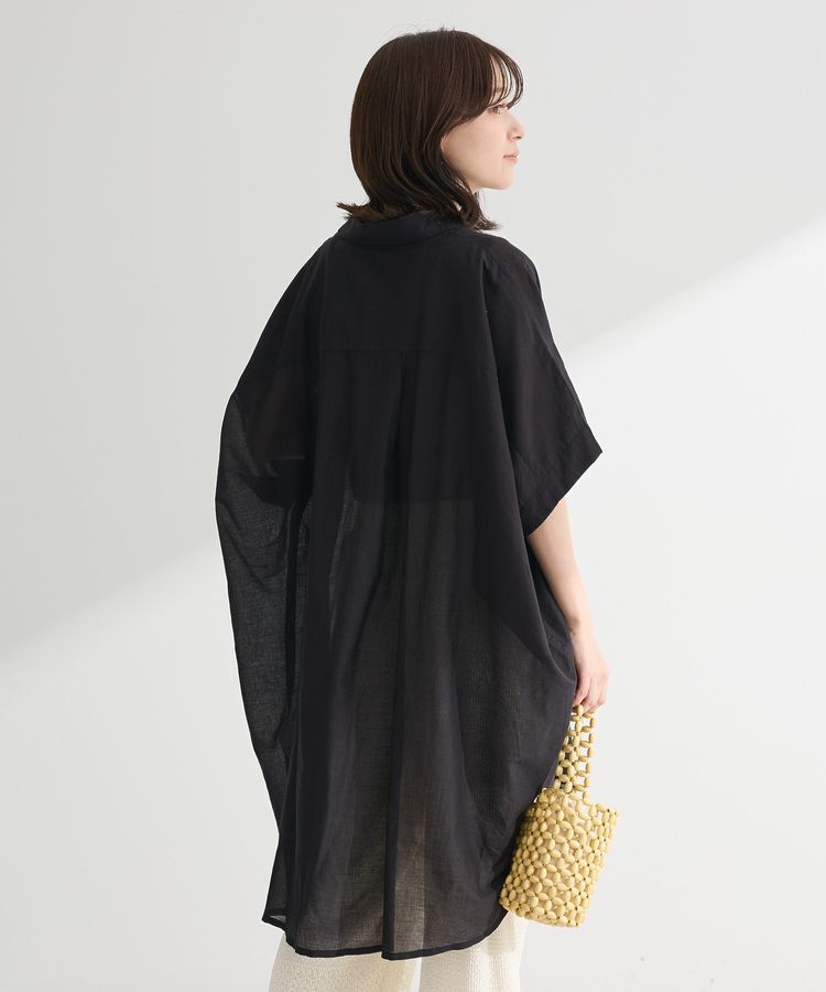 Green Parks「インド綿 ボイルポンチョチュニック」|チュニック|