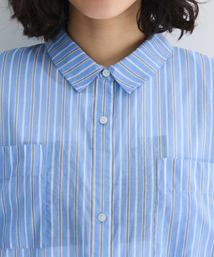 Green Parks「インド綿 ボイルポンチョチュニック」|チュニック|