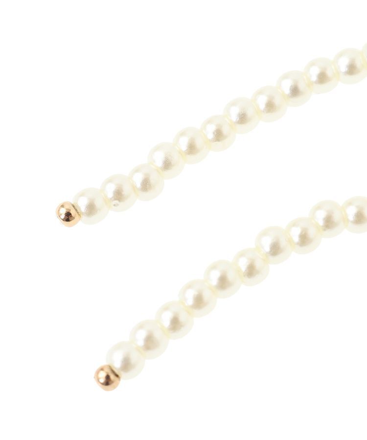 YECCA VECCA「メタルビーズリボンピアス」|ピアス|