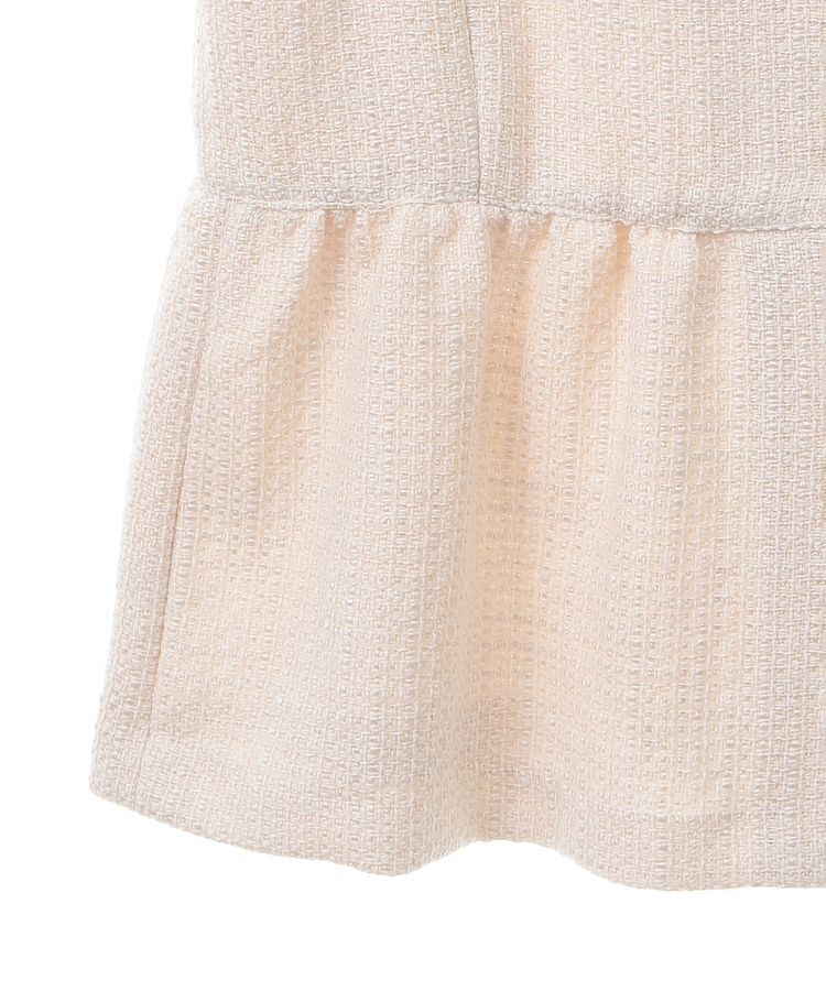 YECCA VECCA「ツイードペプラムジレ」|ベスト・ジレ|