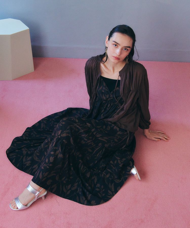 YECCA VECCA「リボンデザインシアーブラウス」|シャツ・ブラウス|