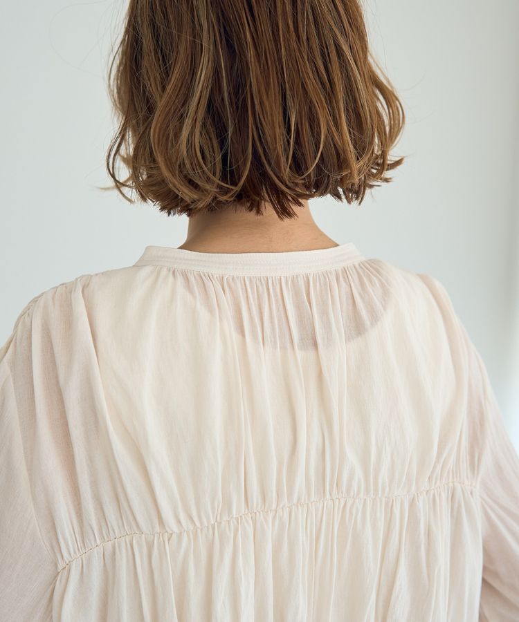 YECCA VECCA「リボンデザインシアーブラウス」|シャツ・ブラウス|