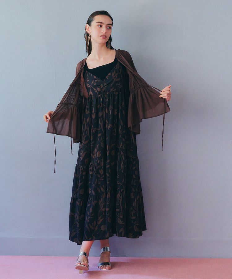 YECCA VECCA「リボンデザインシアーブラウス」|シャツ・ブラウス|