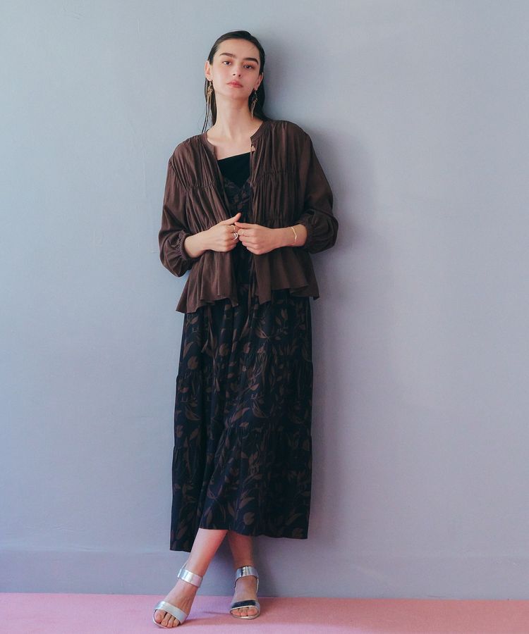 YECCA VECCA「リボンデザインシアーブラウス」|シャツ・ブラウス|