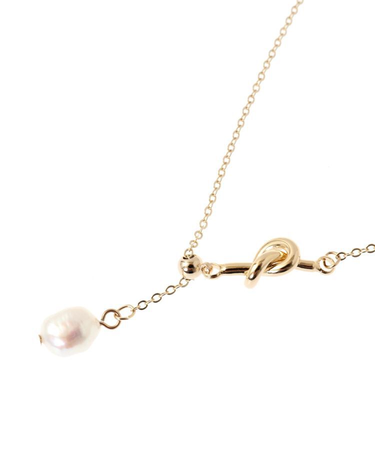 YECCA VECCA「淡水パールスライドラリエット」|ネックレス|