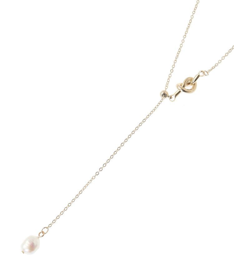 YECCA VECCA「淡水パールスライドラリエット」|ネックレス|