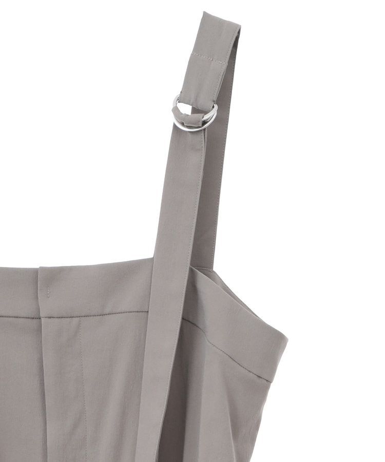 YECCA VECCA「ドライタッチサロペットスカート」|オールインワン|