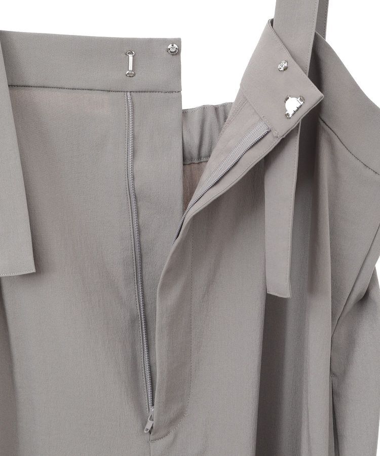 YECCA VECCA「ドライタッチサロペットスカート」|オールインワン|