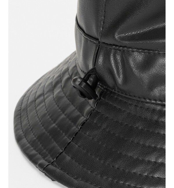allureville「【GRILLO(グリーロ)】 ECO LEATHER BUCKET HAT」|ハット|