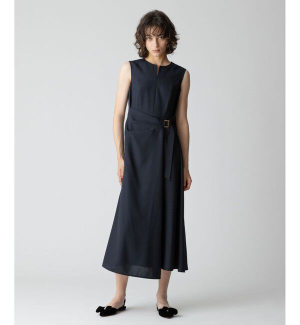 allureville「リネンライクオックスラップワンピース」|ワンピース|