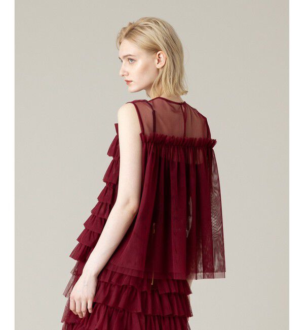 LOULOU WILLOUGHBY「【LOULOU WILLOUGHBY】チュールブラウス」|シャツ・ブラウス|