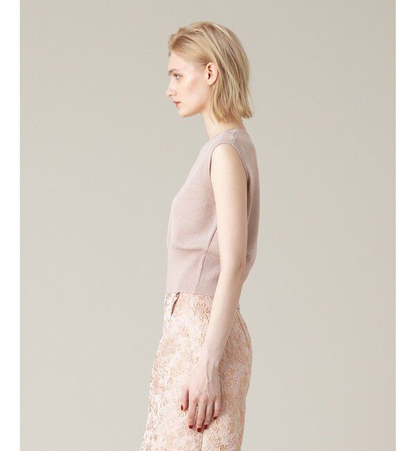 LOULOU WILLOUGHBY「【LOULOU WILLOUGHBY】リブコルセットラメプルオーバー」|その他|