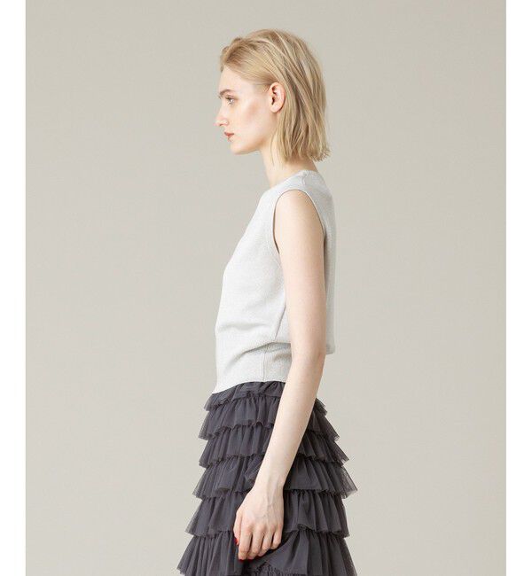 LOULOU WILLOUGHBY「【LOULOU WILLOUGHBY】リブコルセットラメプルオーバー」|その他|