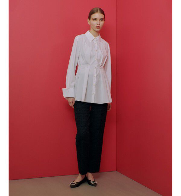 LOULOU WILLOUGHBY「【LOULOU WILLOUGHBY】ファンシーツイードパンツ」|スラックス|