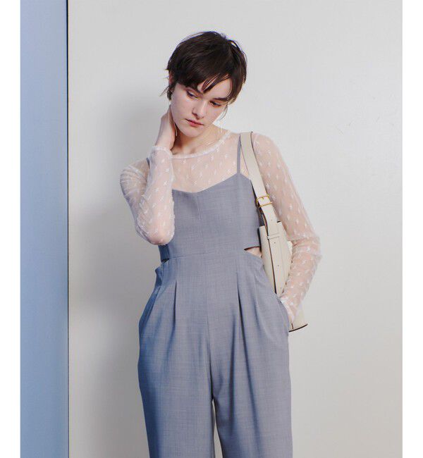 allureville「幾何柄チュールトップス」|Tシャツ・カットソー|