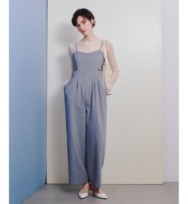 allureville「幾何柄チュールトップス」|Tシャツ・カットソー|