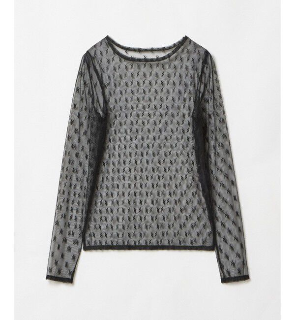 allureville「幾何柄チュールトップス」|Tシャツ・カットソー|