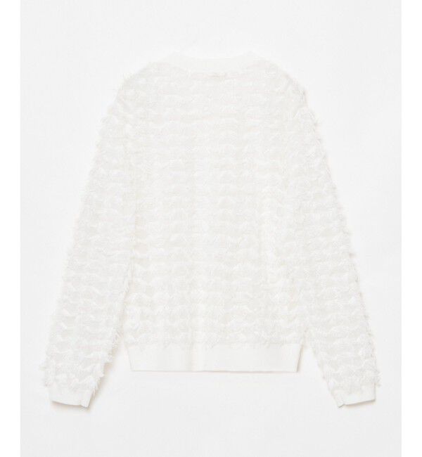 allureville「シアーカットジャガードカーディガン」|カーディガン|