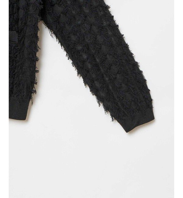 allureville「シアーカットジャガードカーディガン」|カーディガン|