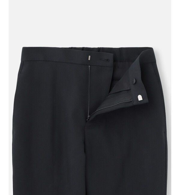 allureville「ダブルクロスフロントスリットパンツ」|チノ|