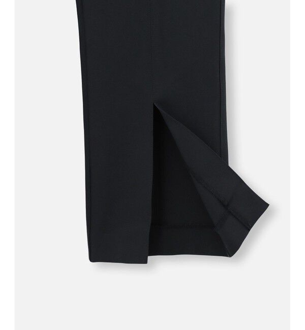 allureville「ダブルクロスフロントスリットパンツ」|チノ|