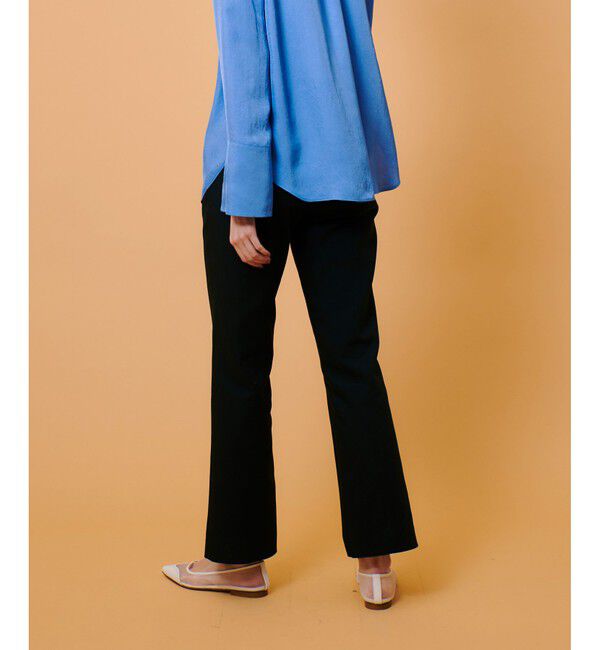 allureville「ダブルクロスフロントスリットパンツ」|チノ|