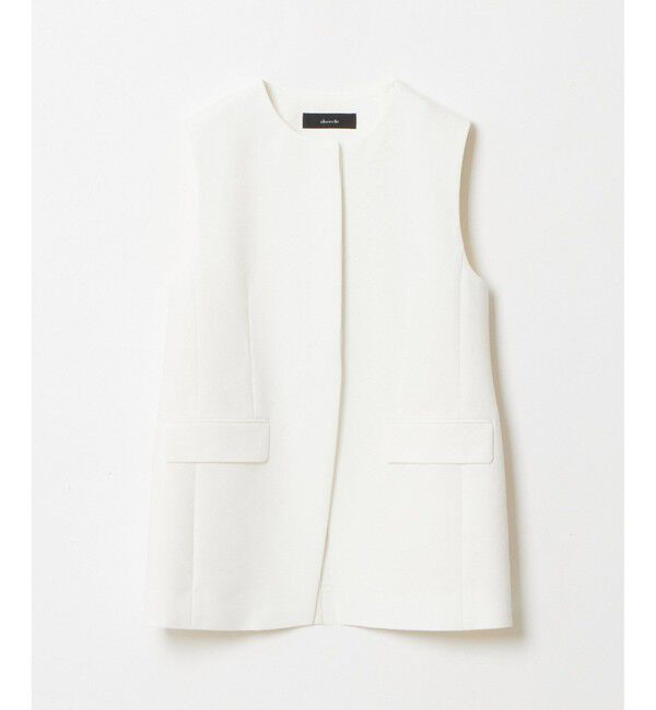 allureville「リネン混ジレ」|ベスト・ジレ|