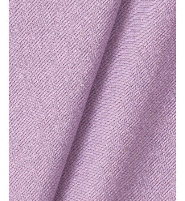 allureville「コットンインレードルマンスリーブプルオーバー」|ニット・セーター|