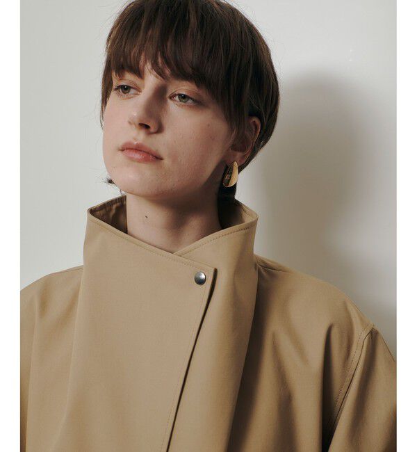 allureville「スタンドカラーコクーンコート」|ダッフルコート|