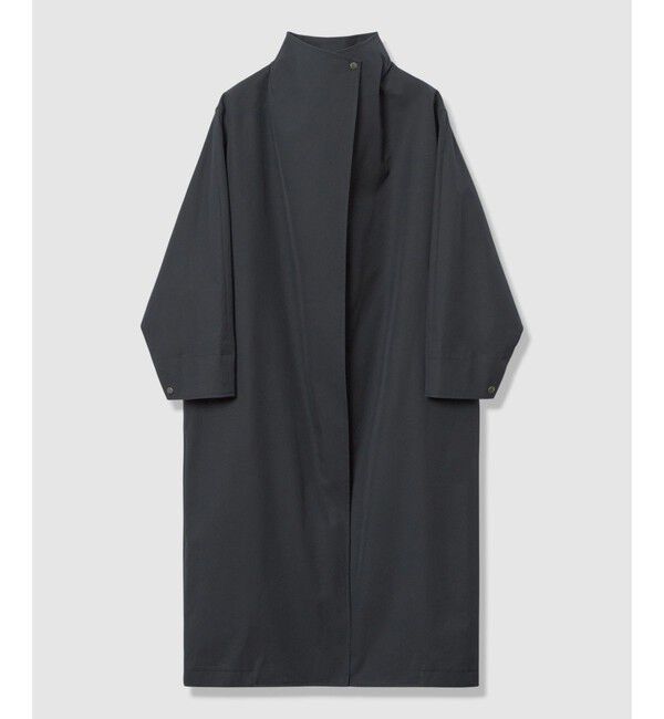 allureville「スタンドカラーコクーンコート」|ダッフルコート|ネイビー