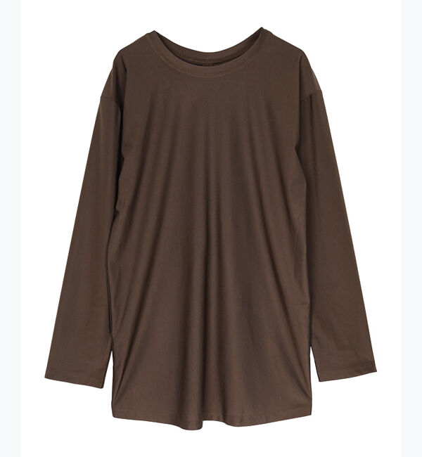 SEA DRESS「バックシャンロングラッシュガード」|ビキニトップス|チョコレート