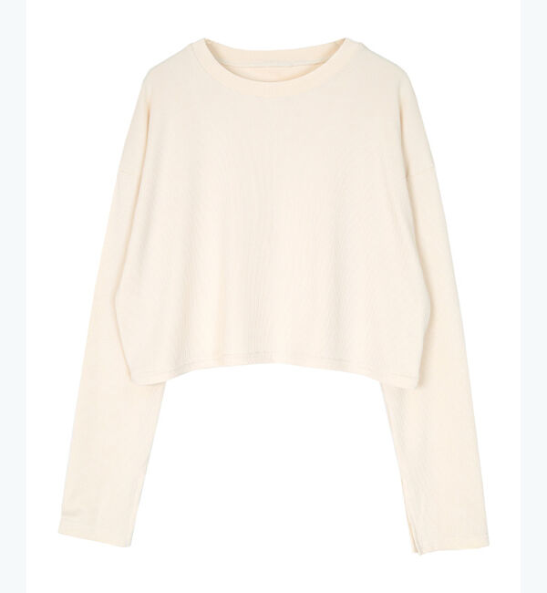 SEA DRESS「バックスリットショート丈ラッシュガード」|ビキニトップス|バニラ