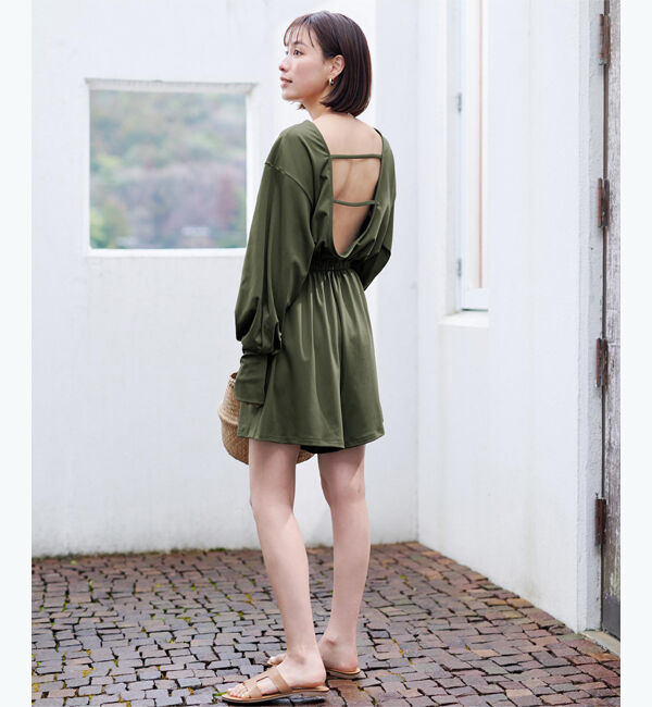 ur's「【小西翼さんコラボアイテム】バックオープンオールインワン/ラッシュガード」|オールインワン|