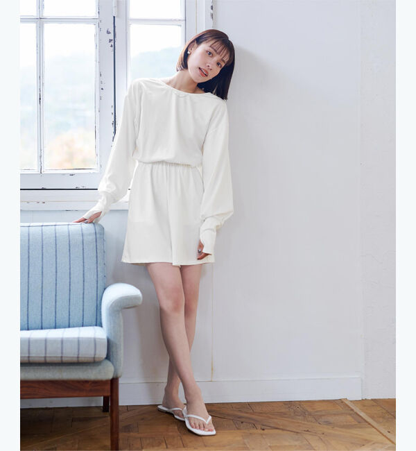 ur's「【小西翼さんコラボアイテム】バックオープンオールインワン/ラッシュガード」|オールインワン|