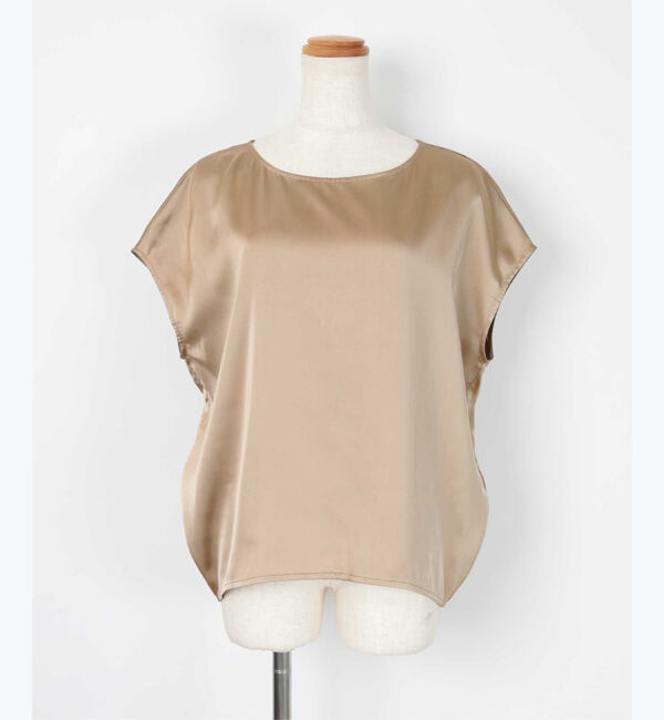 ur's「サテンコクーンシルエットブラウス」|シャツ・ブラウス|