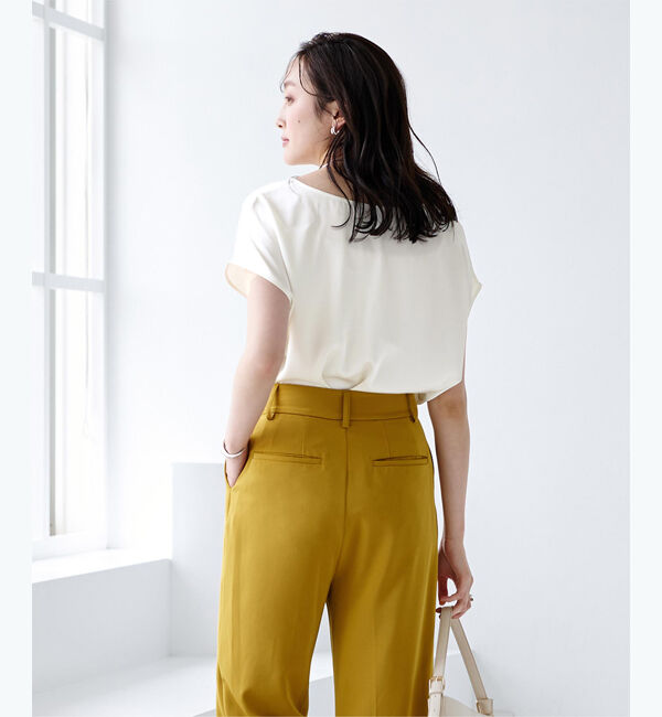 ur's「サテンコクーンシルエットブラウス」|シャツ・ブラウス|