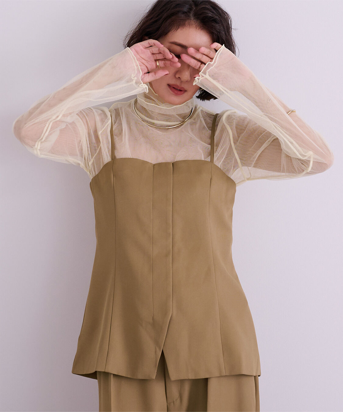 ur's「ウエストシェイプキャミソールビスチェ」|キャミソール|