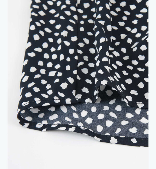 ur's「ダルメシアンプリントボウタイブラウス」|シャツ・ブラウス|