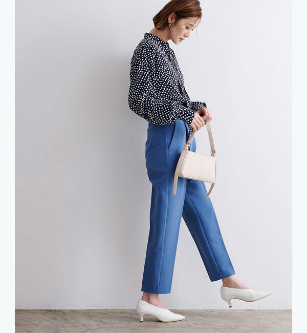 ur's「ダルメシアンプリントボウタイブラウス」|シャツ・ブラウス|